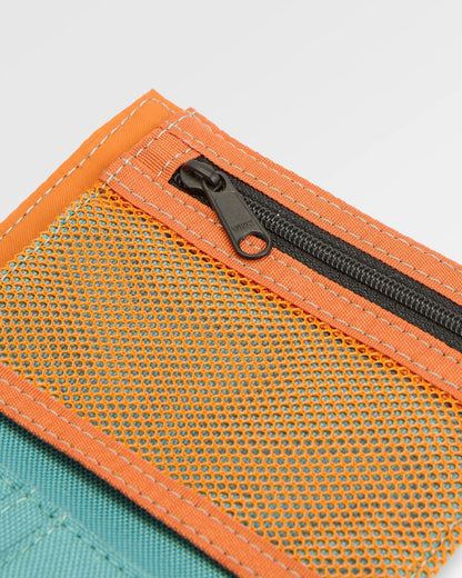 Essentials Recycled Wallet - Arctic/Retro Orange - Flatlay