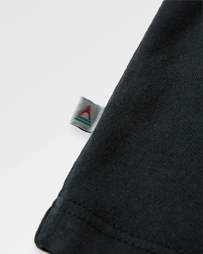 Dune Men's Recycled Cotton Vest - Black - Flatlay