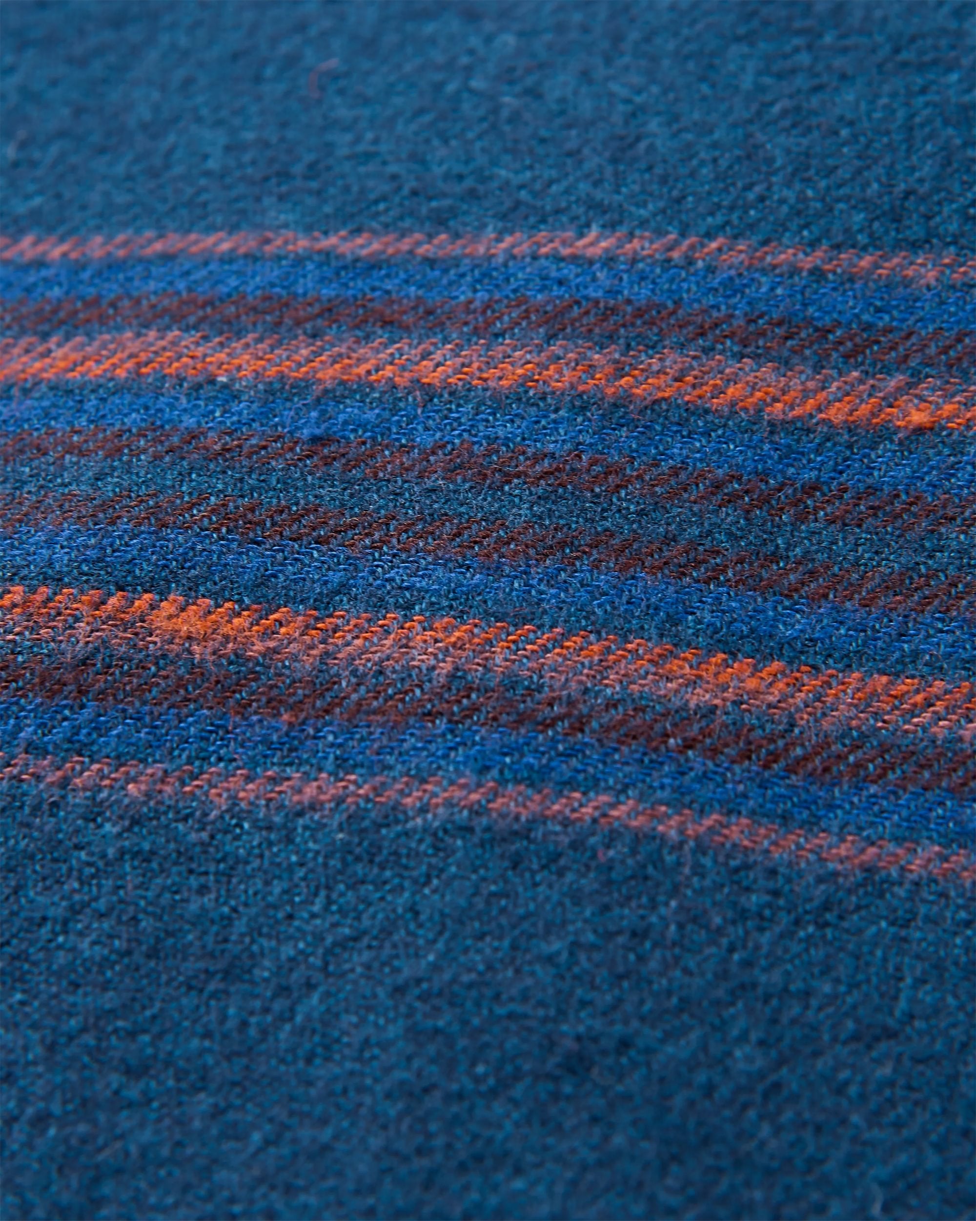 Backcountry Stripe Light Shirt - Rich Navy/Deep Plum Stripe - Flatlay