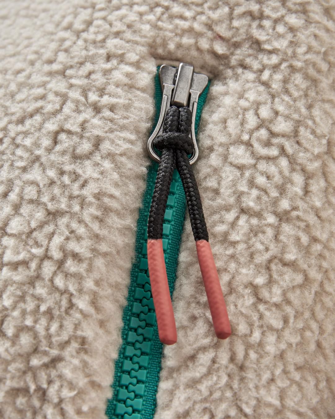 Home Recycled Sherpa Fleece - Oatmeal - Flatlay