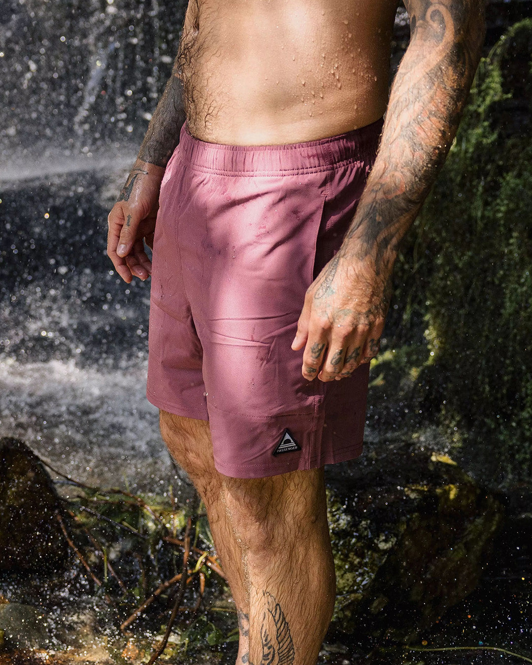 Porto Recycled All Purpose Swim Short - Crushed Berry - Lifestyle