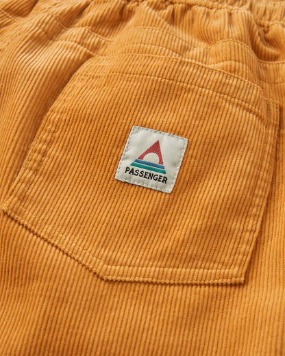 Drifter Cord Short - Spruce Yellow - Flatlay