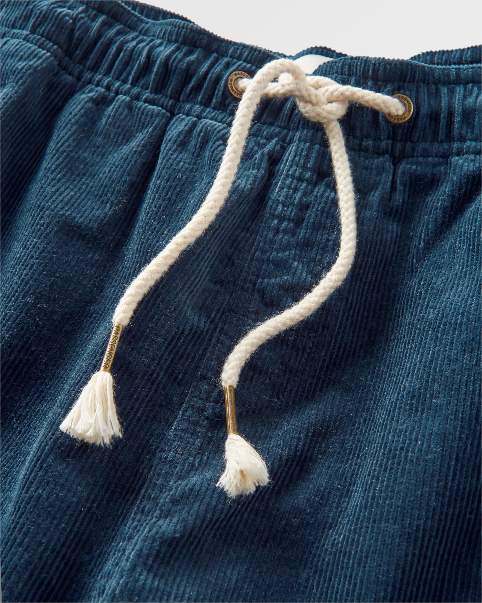 Drifter Corduroy Short - Rich Navy - Flatlay