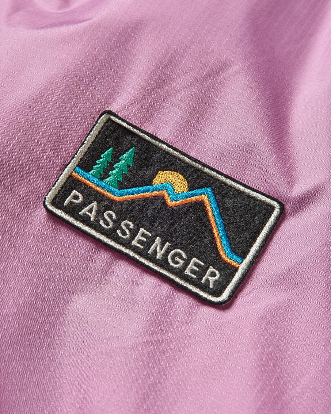 Roaming Recycled Sherpa Lined Changing Robe - Viridian Green/Orchid - Flatlay