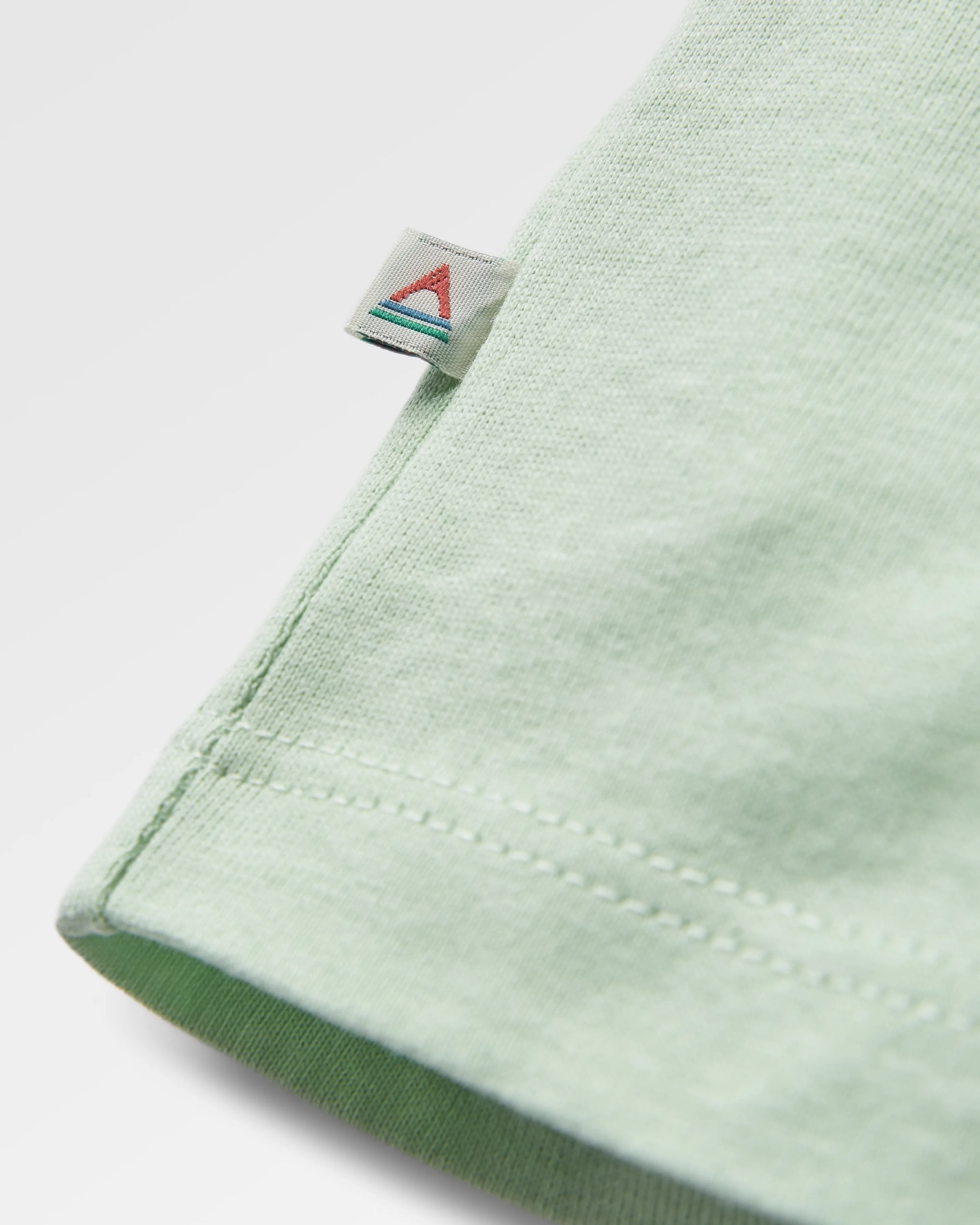 Easy Days Recycled Cotton T-Shirt - Spearmint - Flatlay