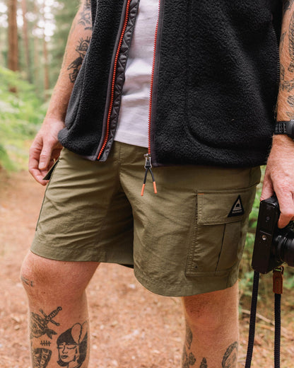 Seek Out Ripstop Short - Khaki - Lifestyle
