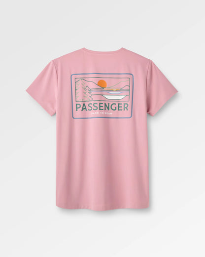 Roamer Women's Drirelease® Active T-Shirt - Pink Haze - Flatlay