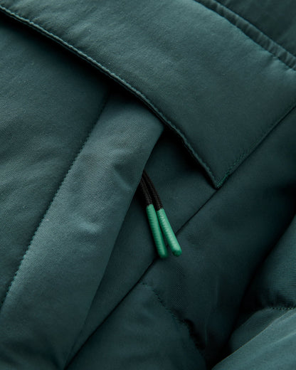 Nook Down Jacket - Dark Fern  - Flatlay