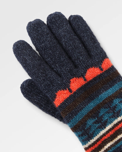 Fun Knit Glove - Blue Navy - Flatlay