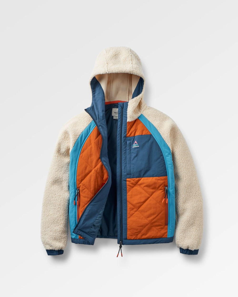 Lara Quilted Jacket Oat/Sunset Orange – Passenger
