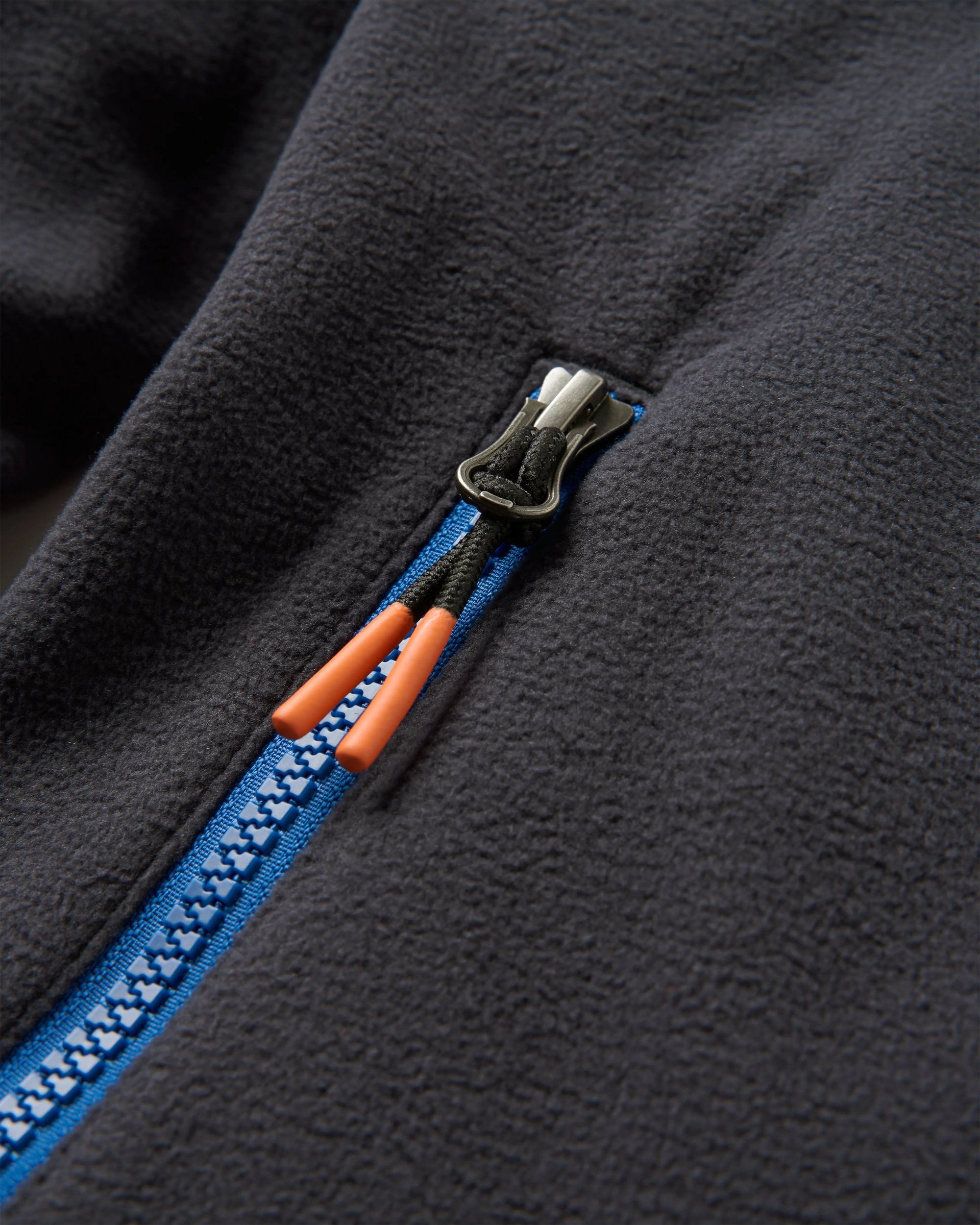 Switchback Recycled Micro Polartec® Fleece - Black - Flatlay
