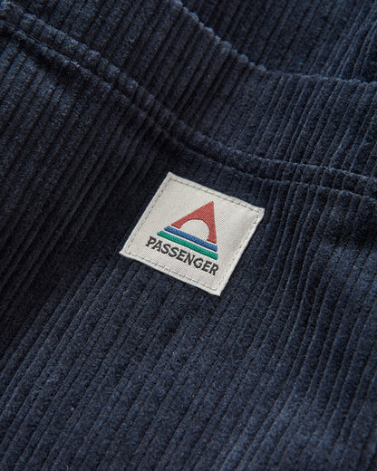 Flint Corduroy Overshirt 2.0 - Deep Navy - Flatlay