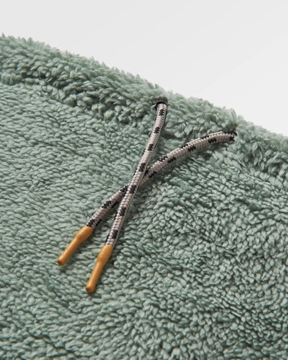 Ash Recycled Sherpa Fleece Snood - Pistachio - Flatlay