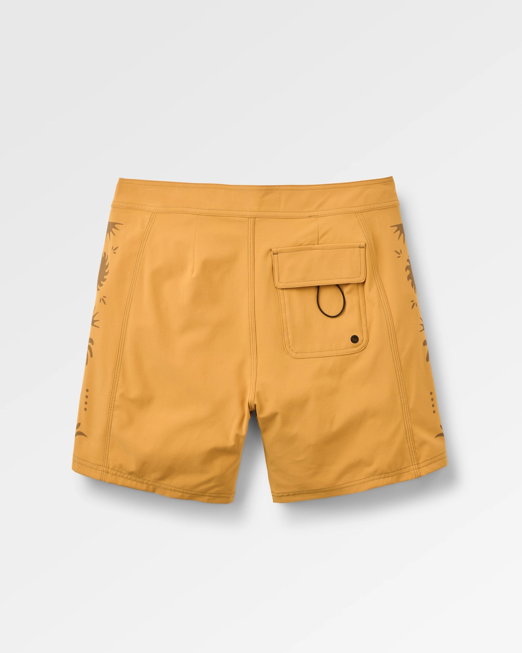 Rialto Boardshort - Spruce Yellow - Flatlay