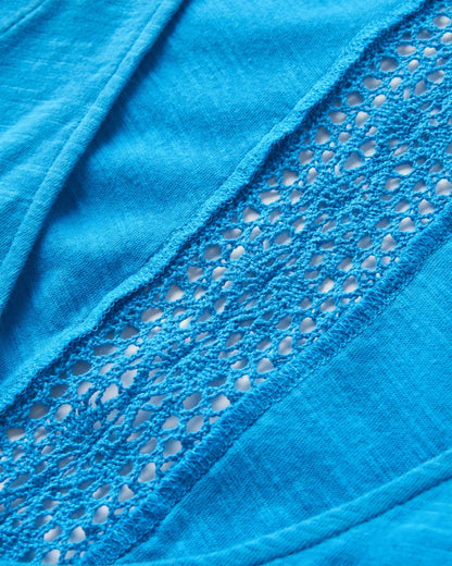 Rivergate Recycled Cotton Dress - Bluejay - Flatlay