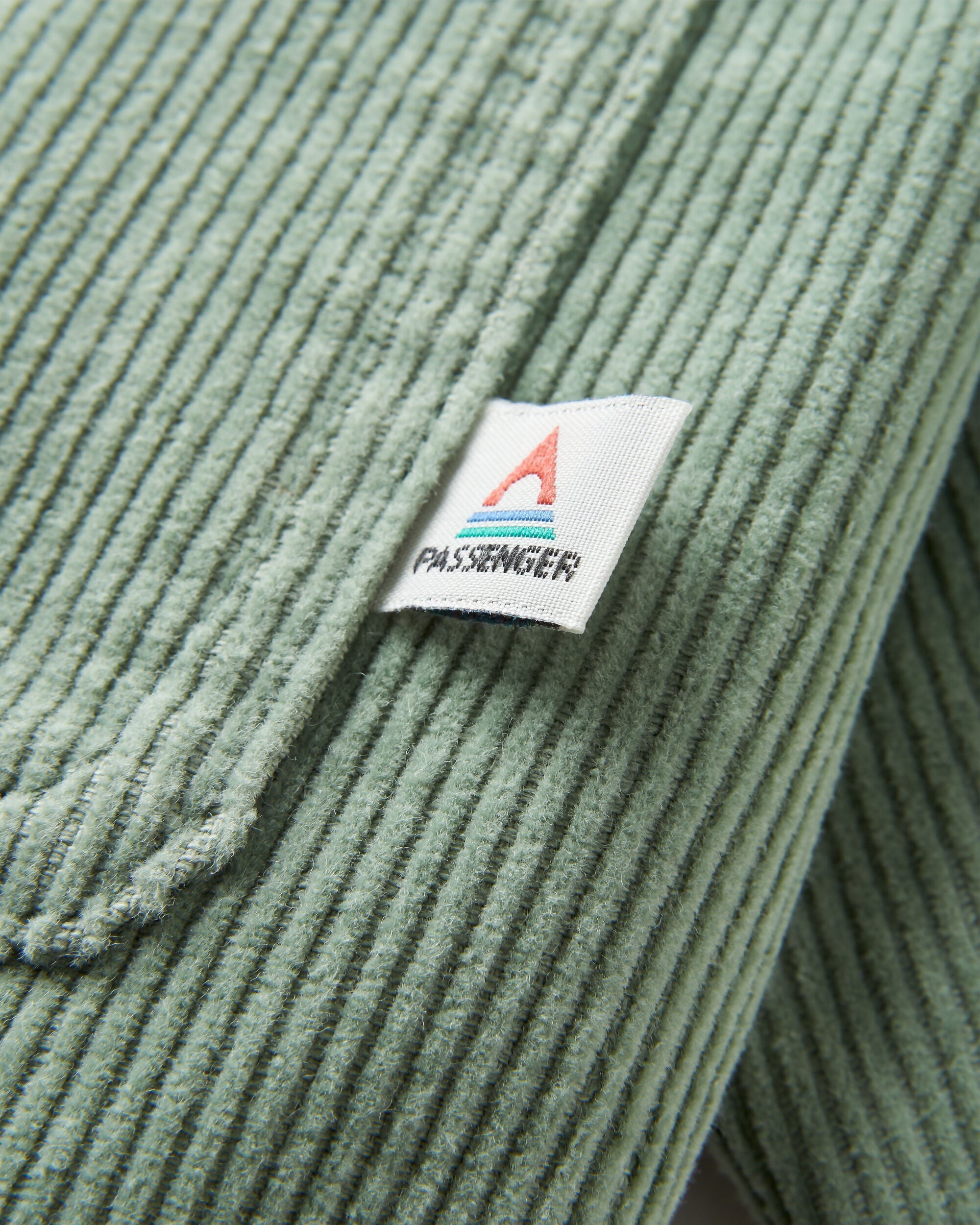 Backcountry Short Sleeve Cord Shirt - Pistachio - Flatlay
