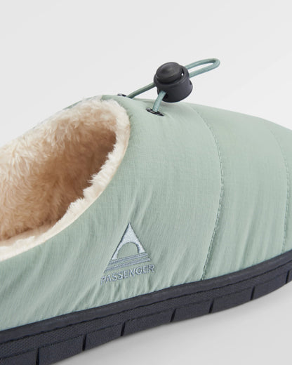 Step Out Women's Slipper - Pistachio - Flatlay