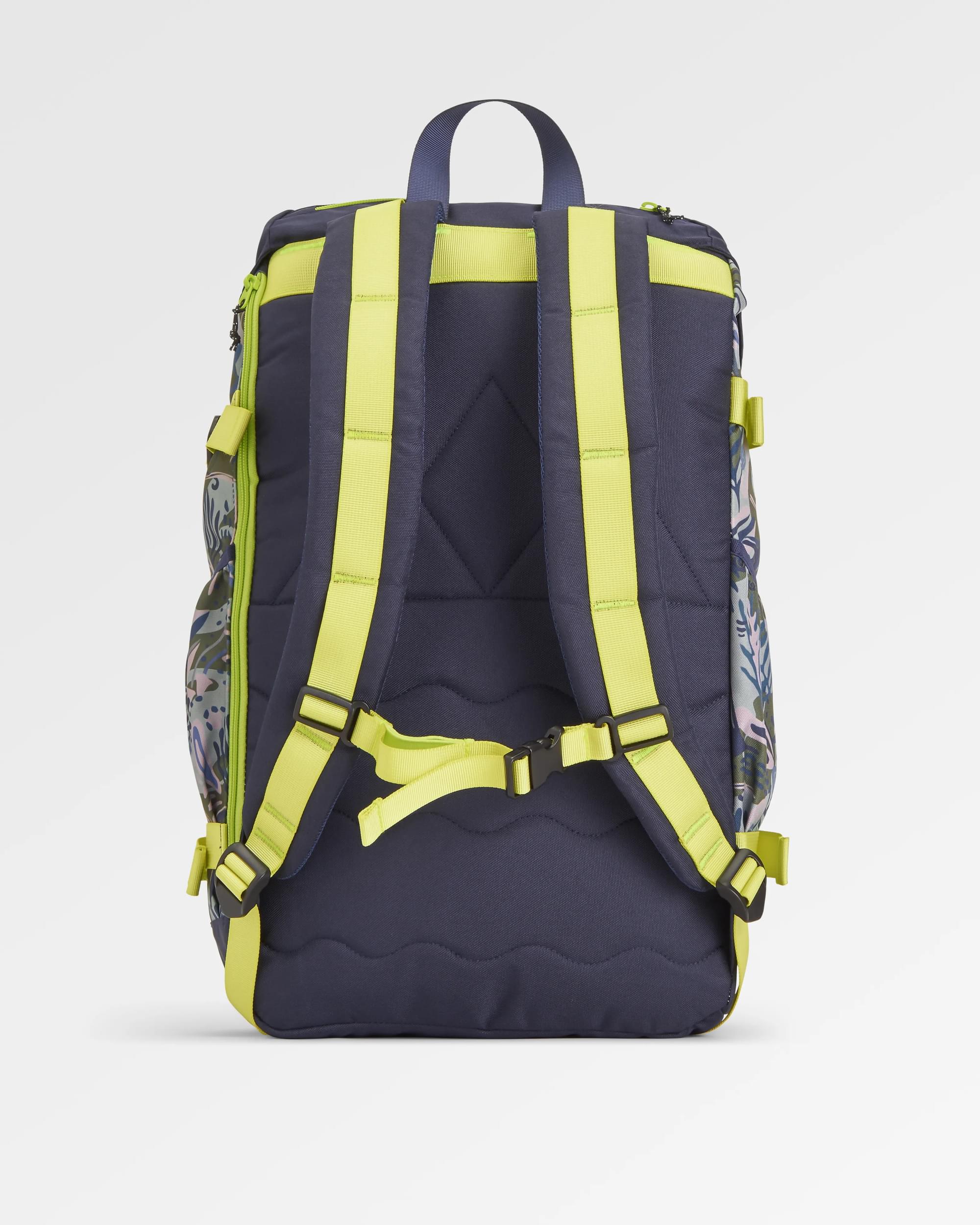 Boondocker Recycled 26L Backpack - Abstract Seaweed Pistachio - Flatlay