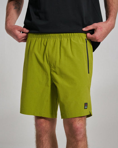 Traveller All Purpose Short - Tea Green - Studio Model
