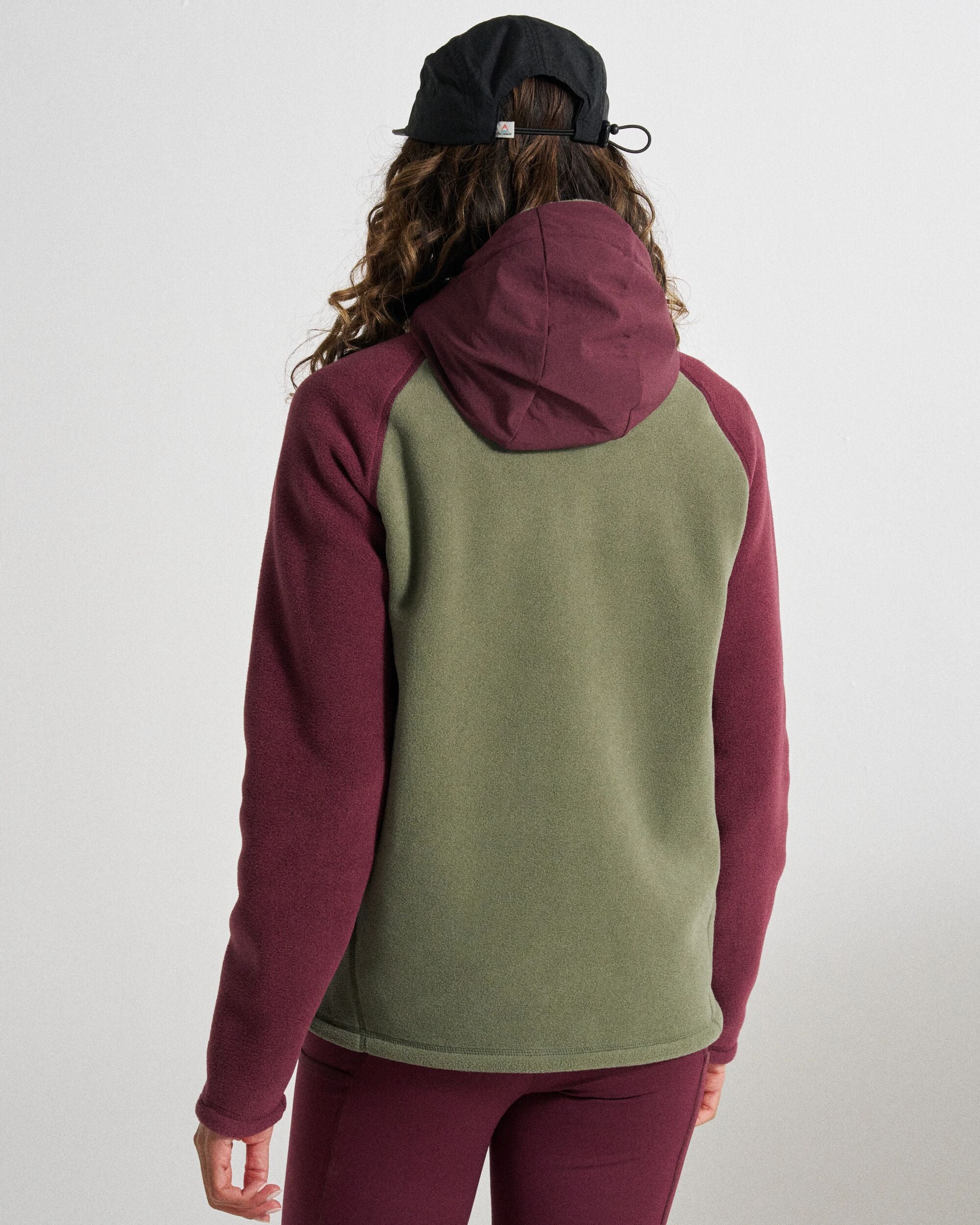 Sierrascape Women's Polartec® Fleece Hoodie Fig/Dusty Olive