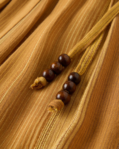 Zephyr Woven Maxi Skirt - Spruce Yellow Stripe - Flatlay