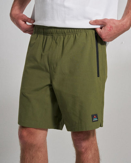 Traveller All Purpose Short - Khaki - Studio Model