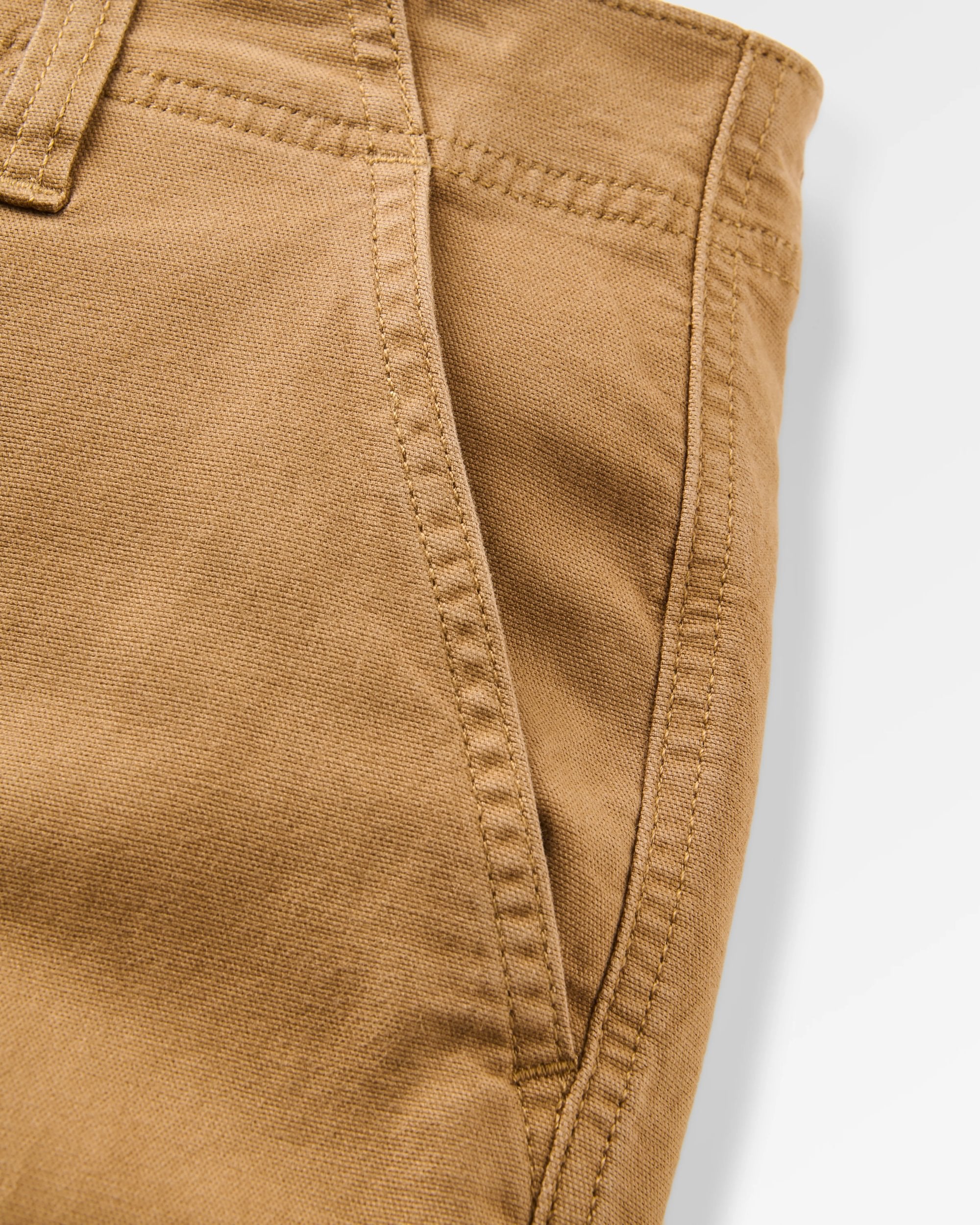 Lakeside Cargo Short - Caramel - Flatlay