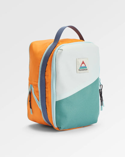 Packing Cube 4L - Spearmint/Deep Ocean - Flatlay