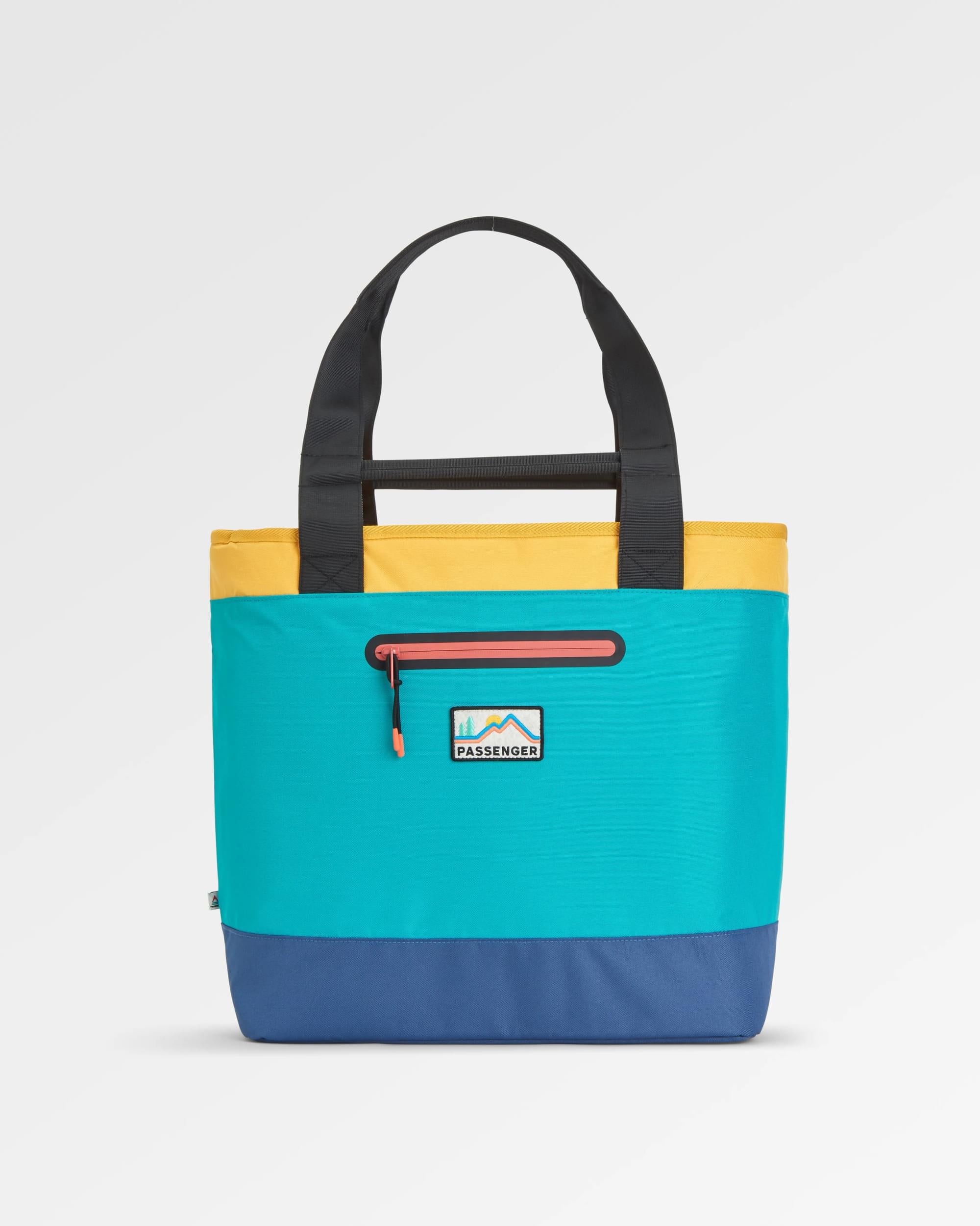 Tote Recycled Cooler Bag - Multi Primary - Flatlay