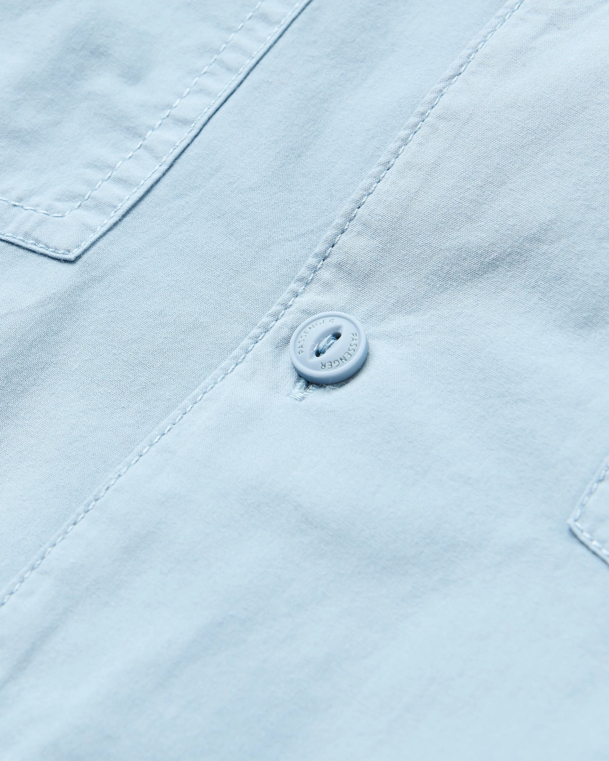 Acreage Shirt - Faded Denim - Flatlay