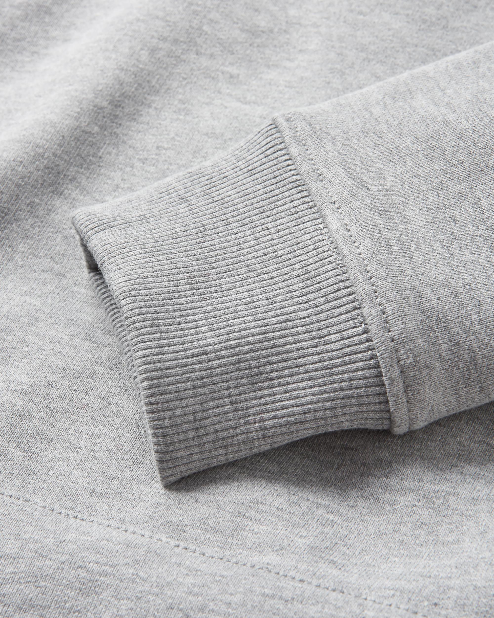 Vita Organic Cotton Hoodie - Grey Marl - Flatlay
