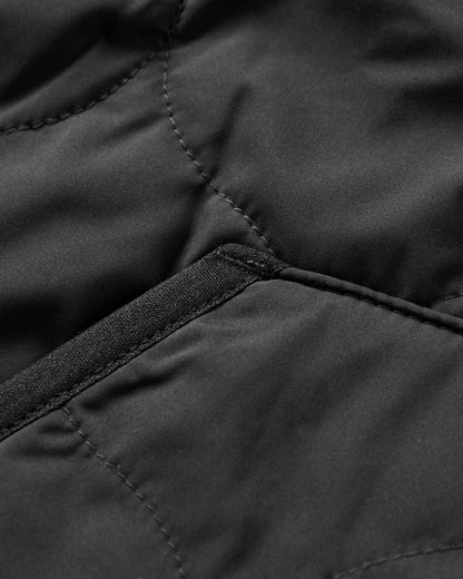 Hytte Recycled Fleece-lined Jacket - Black - Flatlay