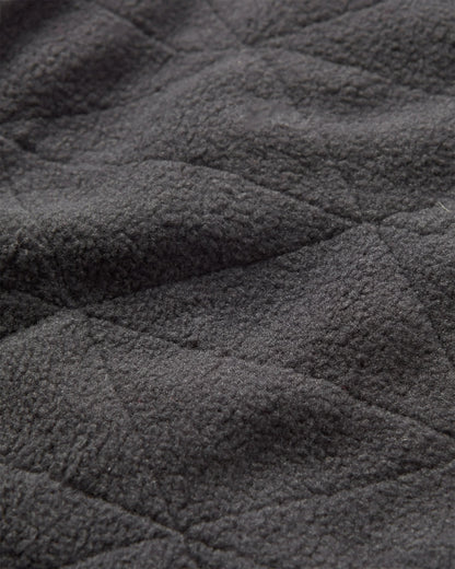 Homewood Recycled Quilted Jogger - Black - Flatlay