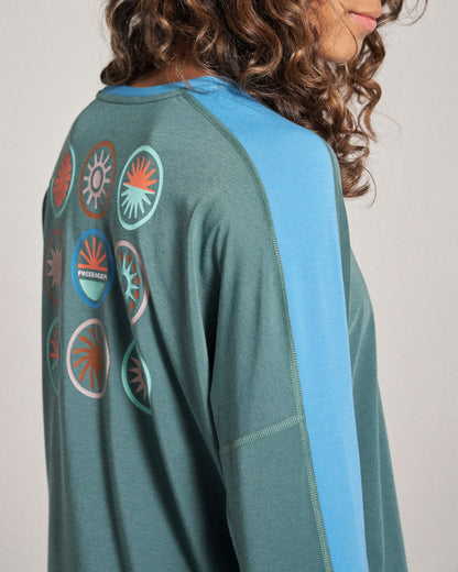 Chase The Light Drirelease® Active LS T-Shirt - Deep Ocean - Studio Model