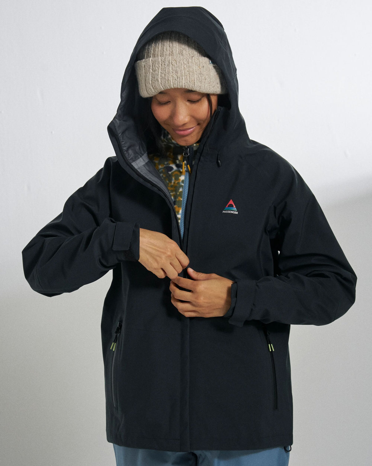 Five Element Waterproof Jacket - Black - Studio Model