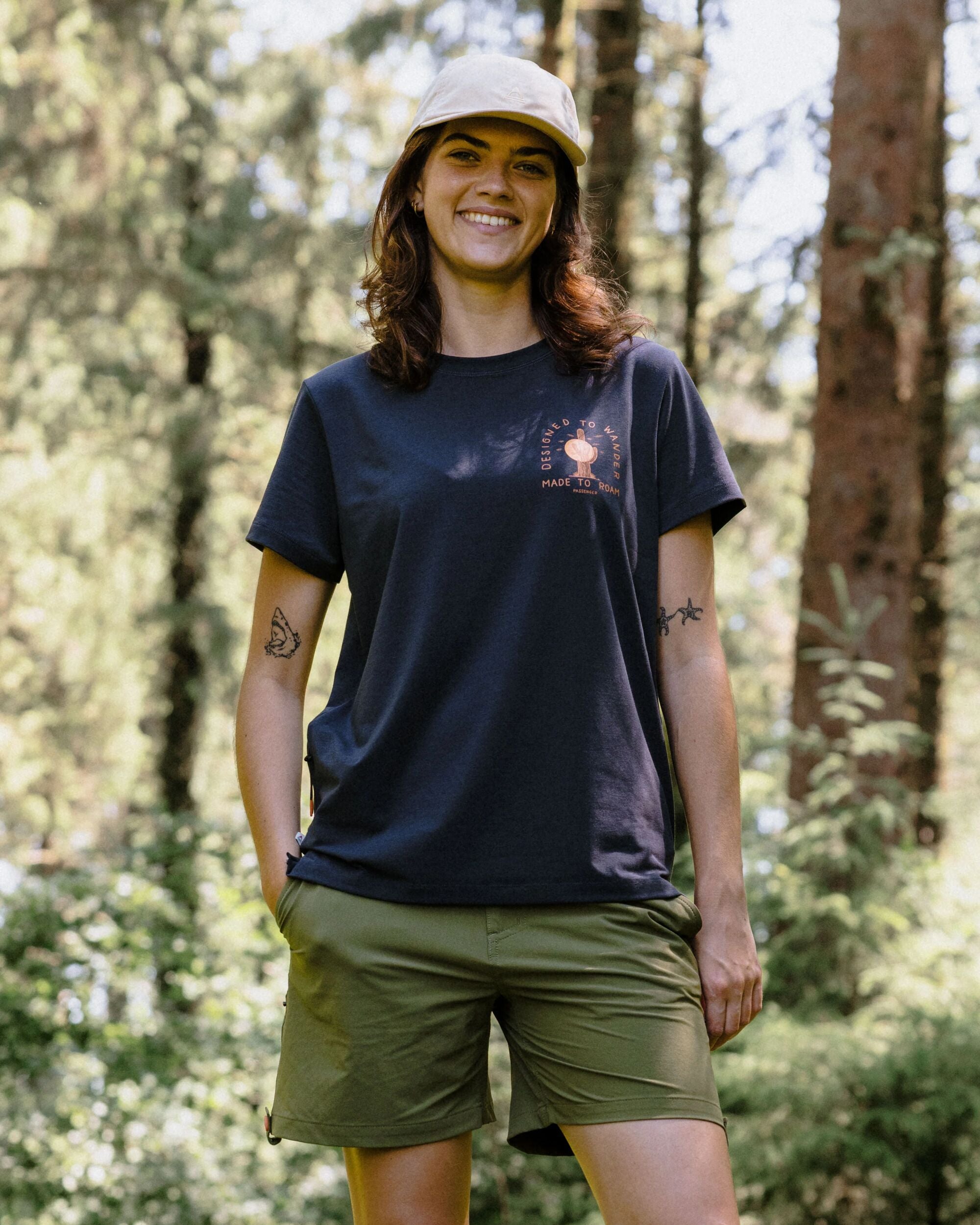 Ridescape Women's Drirelease® Active T-Shirt - Faded Black - Lifestyle