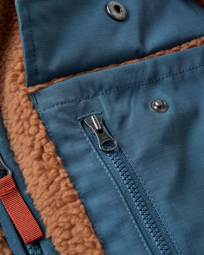 Valiant Deep-Pile Sherpa Fleece - Toffee - Flatlay