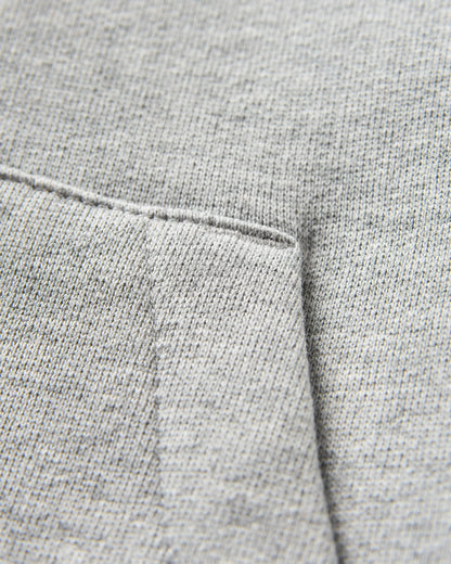 Odyssey Organic Cotton Hoodie - Grey Marl - Flatlay