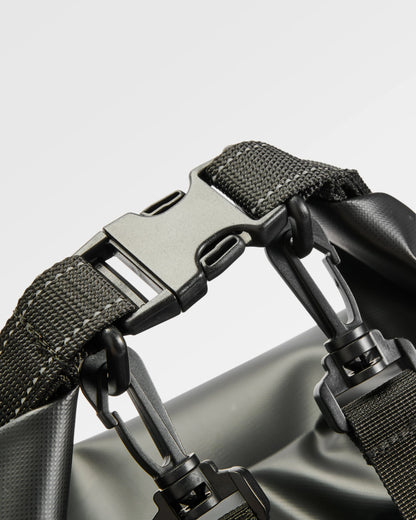 Tide 30L Recycled Dry Bag  - Black - Flatlay