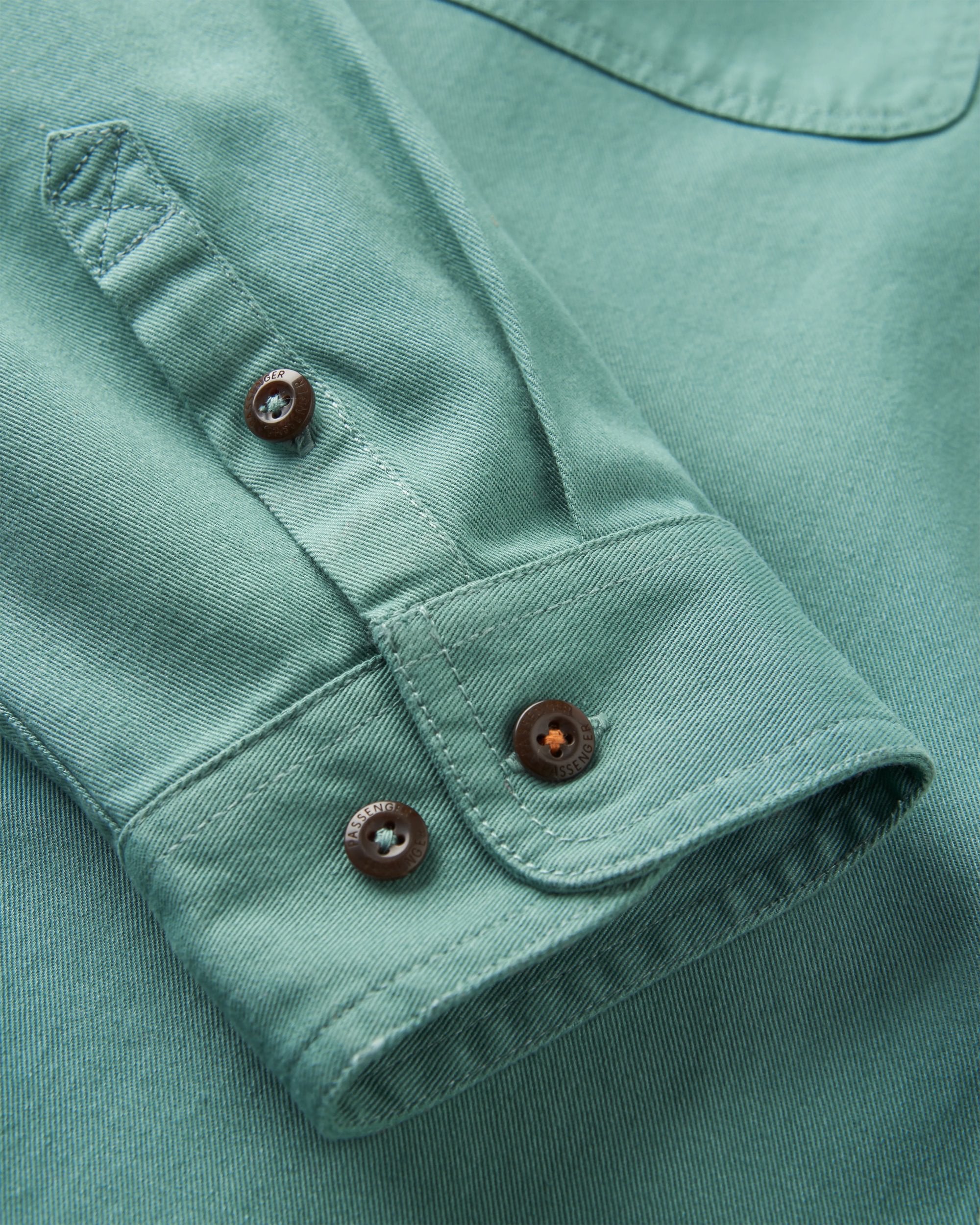 Vision Organic Cotton Shirt - Arctic - Flatlay