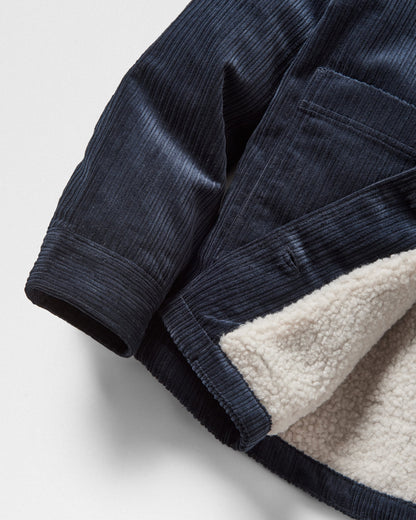 Flint Corduroy Overshirt 2.0 - Deep Navy - Flatlay
