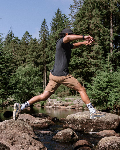 Ridescape Men's Active Short - Caramel Brown - Lifestyle