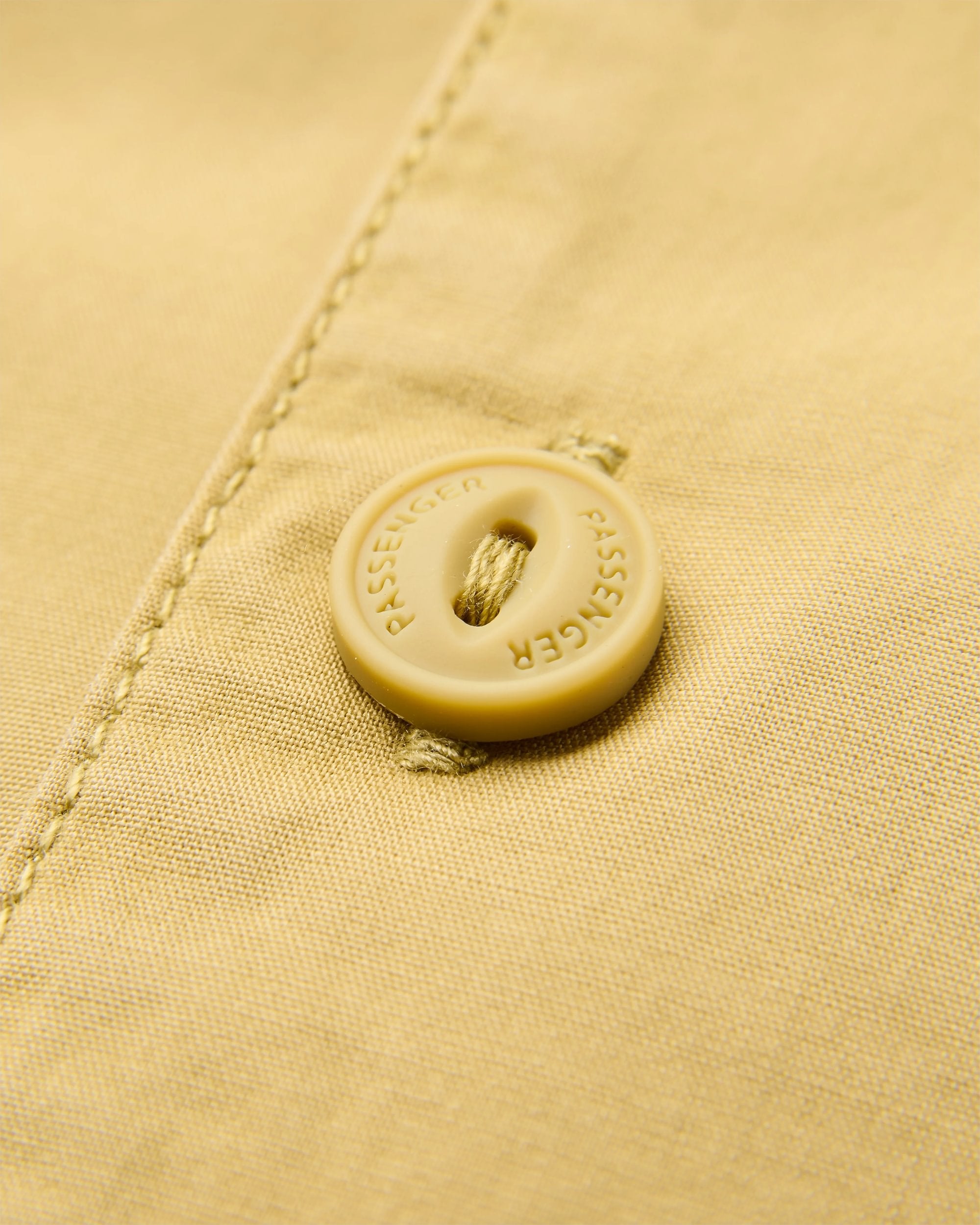 Acreage Organic Cotton LS Shirt - Warm Beige - Flatlay