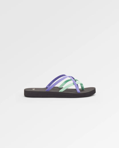 Siren Sandal - Retro Purple/Spearmint - Flatlay
