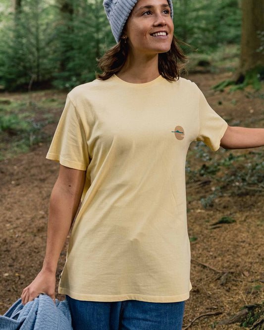 Dreamer Oversized Recycled Cotton T-Shirt - Golden Haze