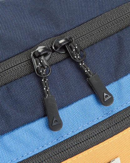 Boondocker Recycled Hip Pack - Honey/Dark Denim/Rich Navy - Flatlay