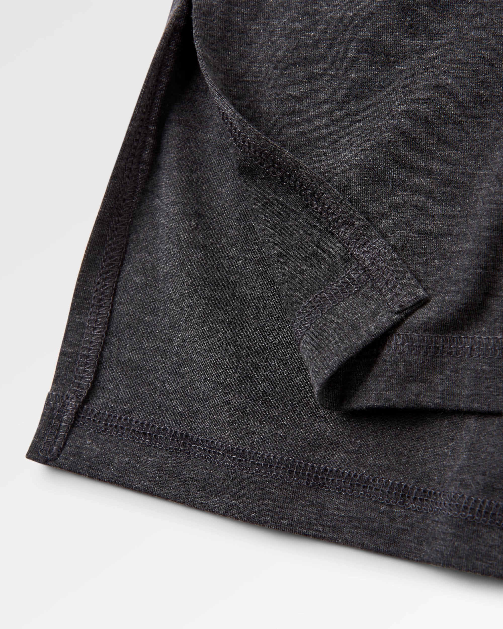 Sorrento Recycled Active LS T-Shirt - Black - Flatlay