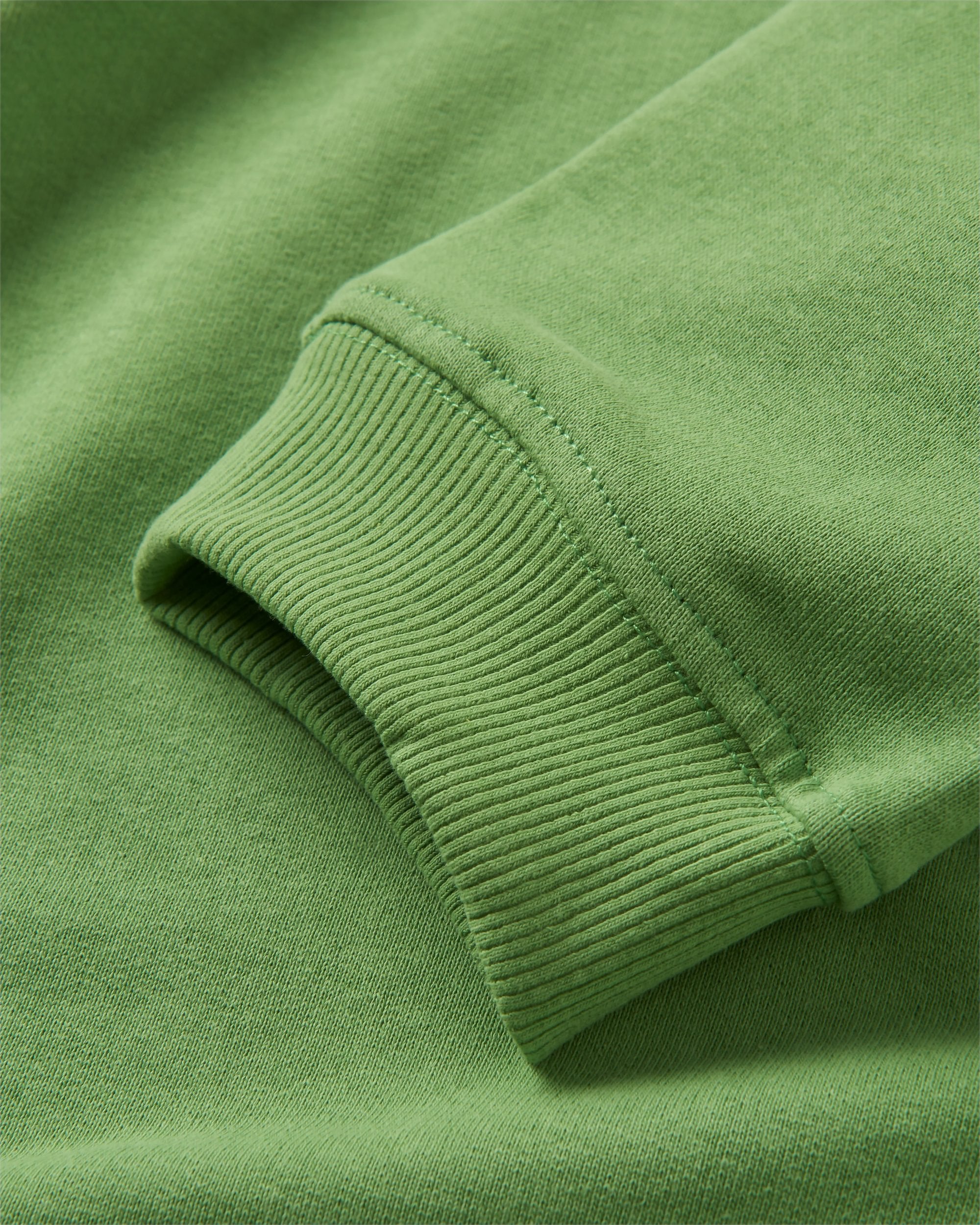 Phoenix Recycled Cotton Oversized Sweatshirt - Pear Green - Flatlay