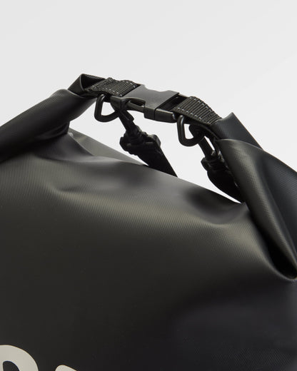 Tide 30L Recycled Dry Bag - Black - Flatlay