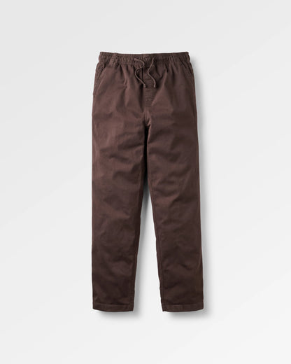 Drifter Twill Relaxed Fit Trouser - Espresso - Flatlay